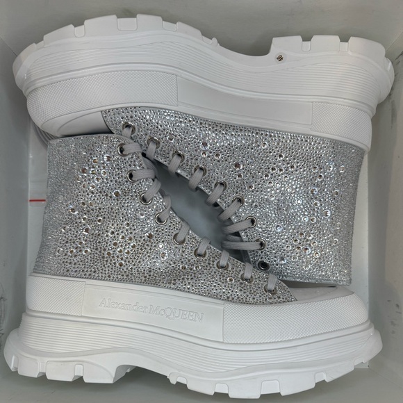Alexander McQueen Crystal Treadslick Sneaker - Picture 1 of 8